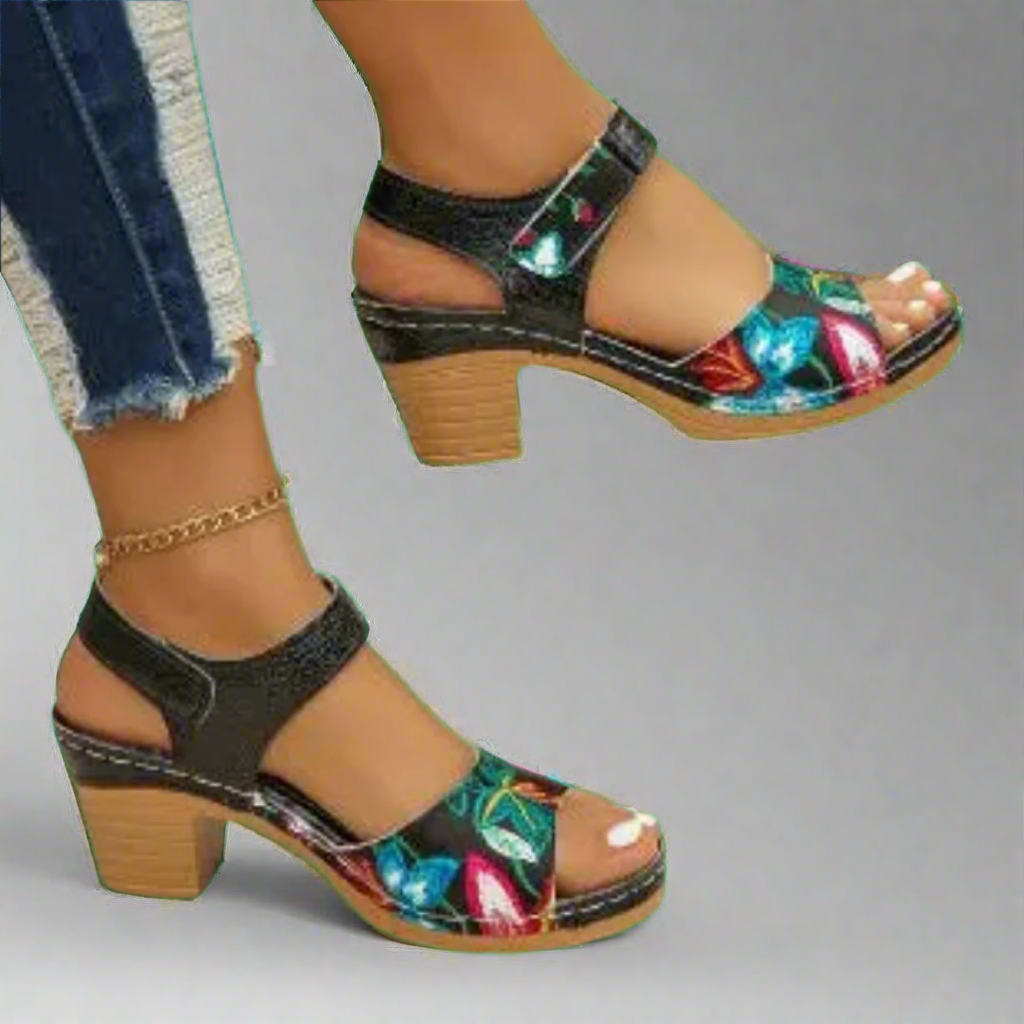 Marisa™ | Stilfulla peep-toe sandaler