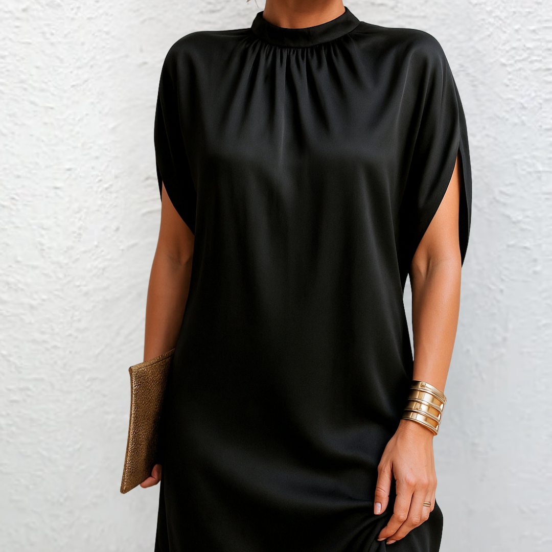 Saga™ | Elegant, figursmickrande klänning