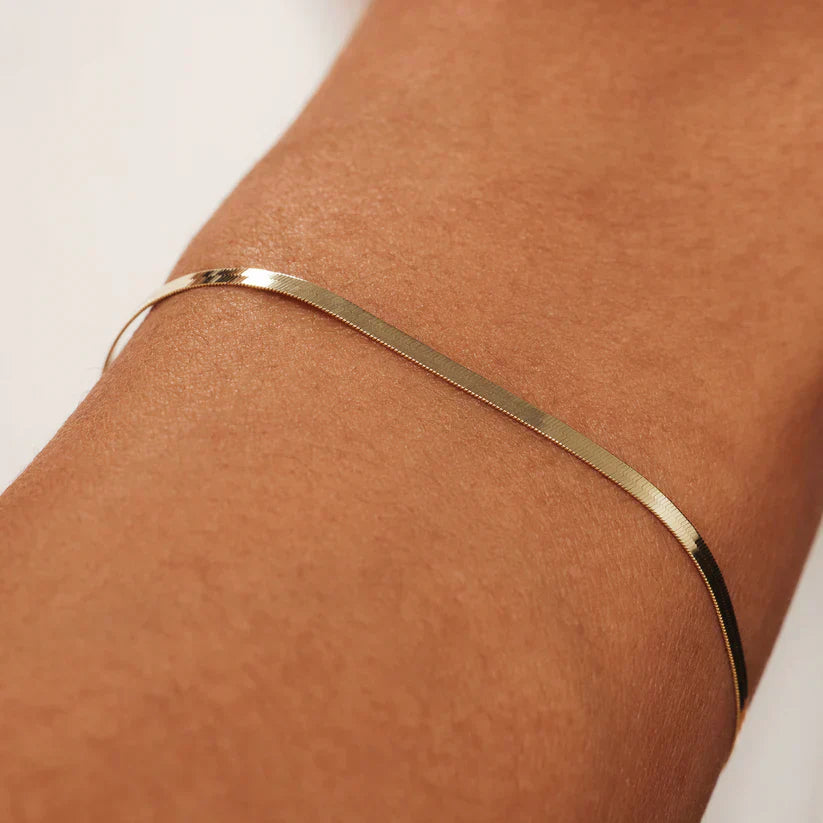 Malin™ | Elegant guldarmband med ormmotiv