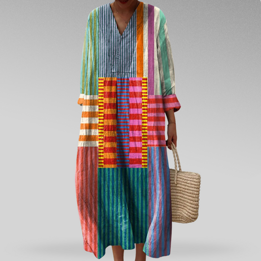 Ingrid™ | Geometrisk klänning