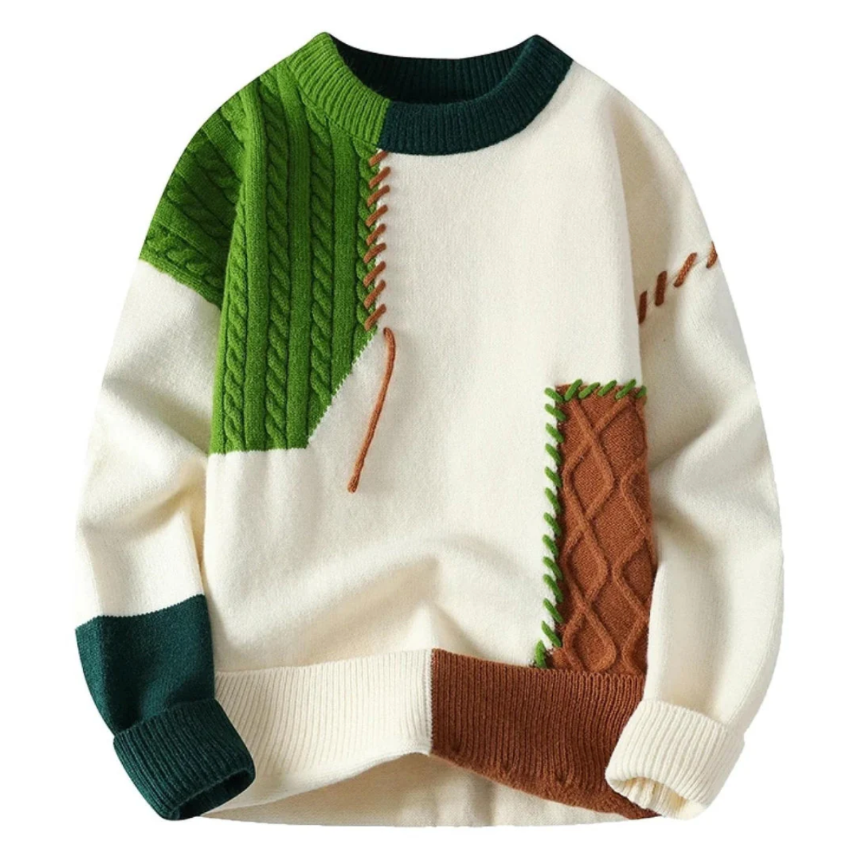 Anders™ | Patchwork-tröja