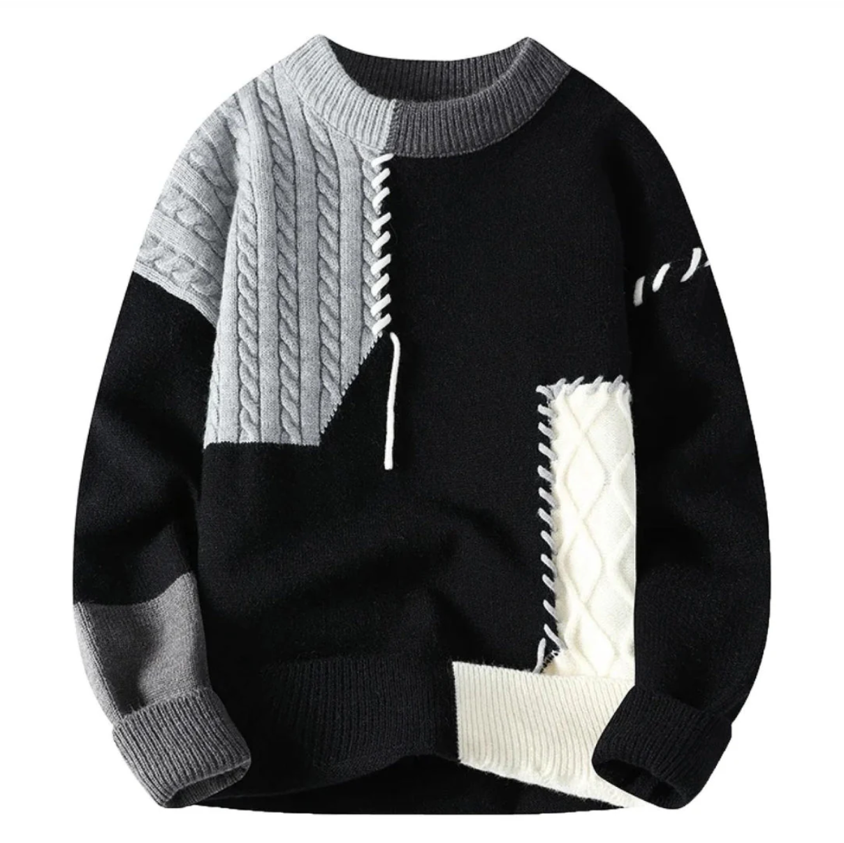 Anders™ | Patchwork-tröja
