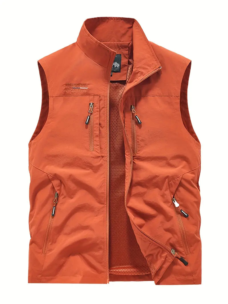 Bo™ | Andningsbar Cargo Bodywarmer med Flera Fickor