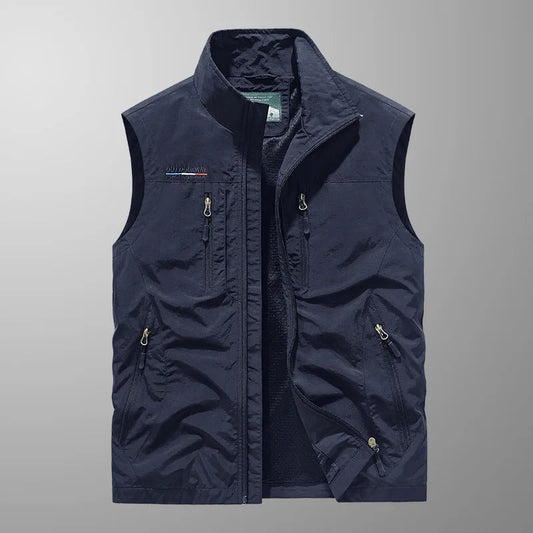 Bo™ | Andningsbar Cargo Bodywarmer med Flera Fickor