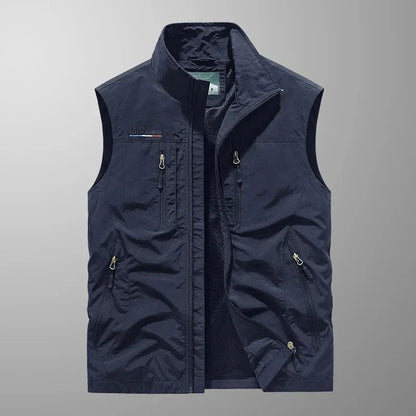Bo™ | Andningsbar Cargo Bodywarmer med Flera Fickor