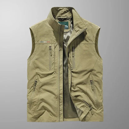 Bo™ | Andningsbar Cargo Bodywarmer med Flera Fickor