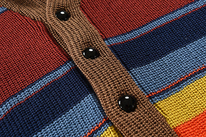 Edis™ | Stickad Färgglad Tröja